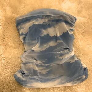 Cloudy Urban Outfitters Skirt (can be worn as top)